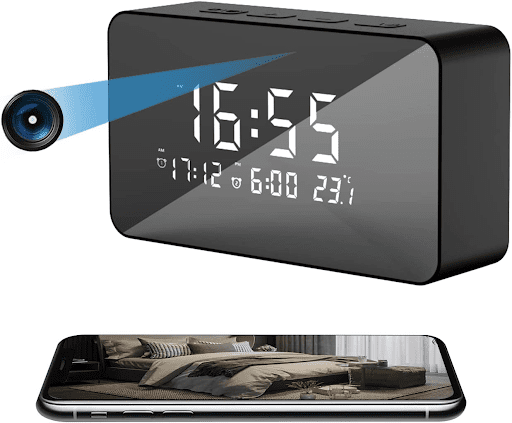 Philips spy best sale camera clock